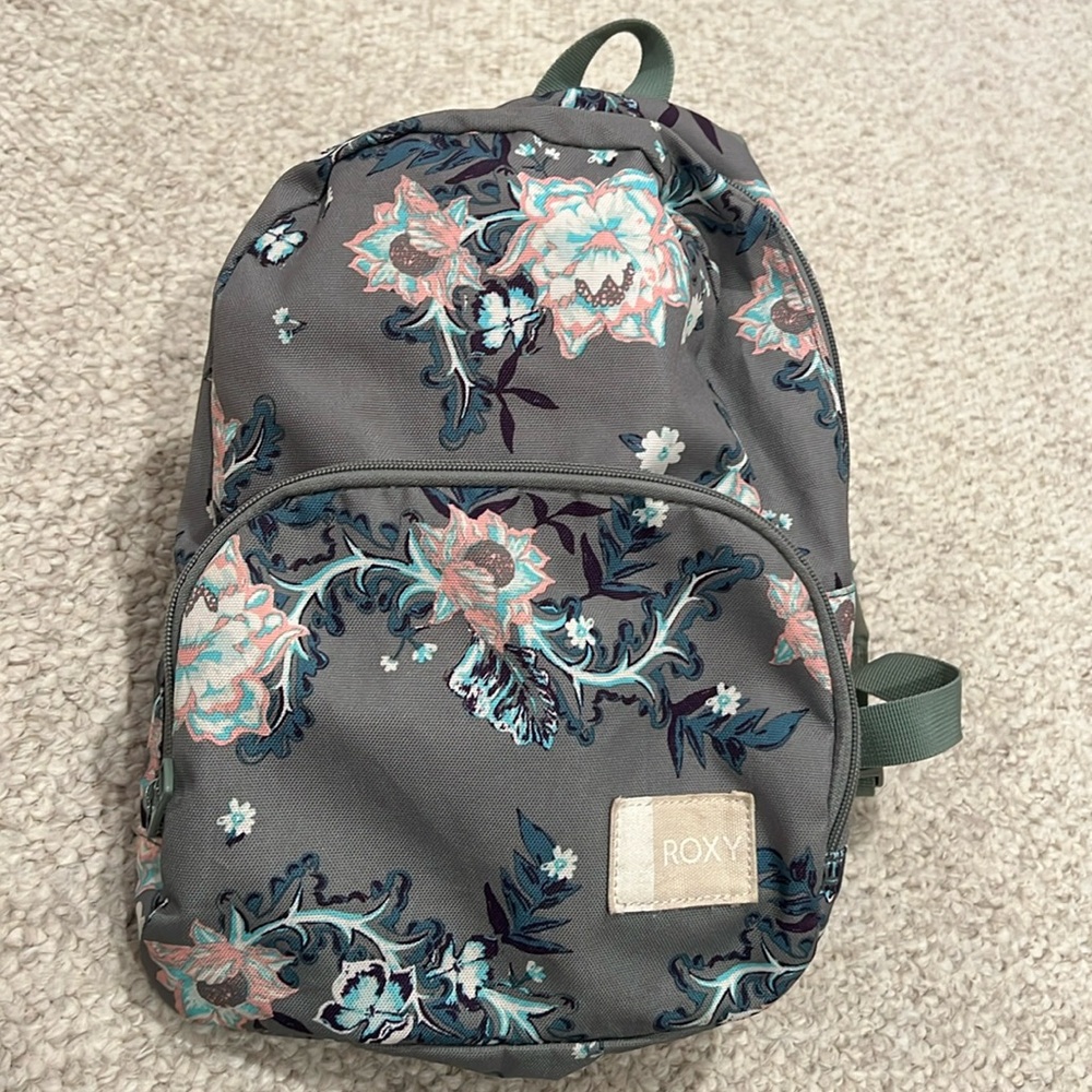 Roxy Small Sage Floral Backpack